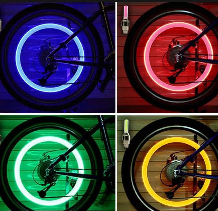 Pack of 2 Car Wheel LED Light And Motorcycle Bike Light Wheel Light