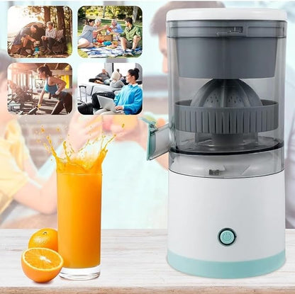 Portable Electric Citrus Juicer Hands-Free Rechargeable Orange Lemon Grapefruit Juicer Easy to Clean Juicer Machine