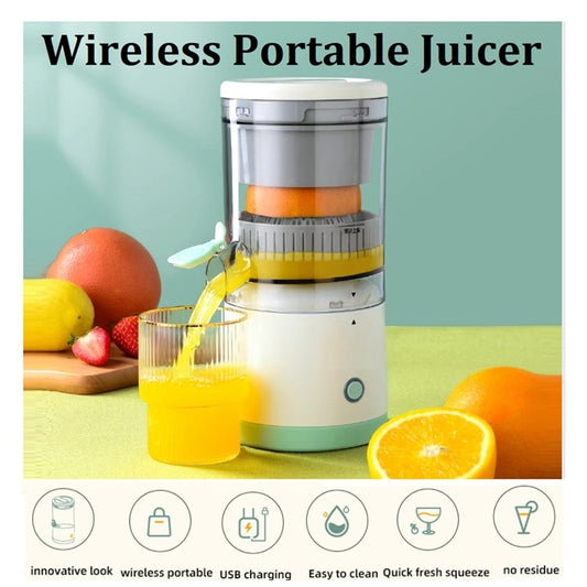 Portable Electric Citrus Juicer Hands-Free Rechargeable Orange Lemon Grapefruit Juicer Easy to Clean Juicer Machine