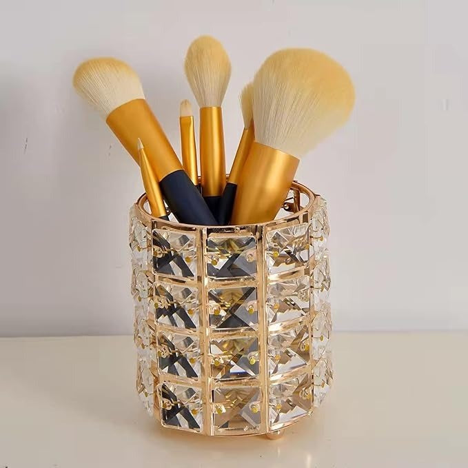Crystal makeup brush Holder Or Pen Holder