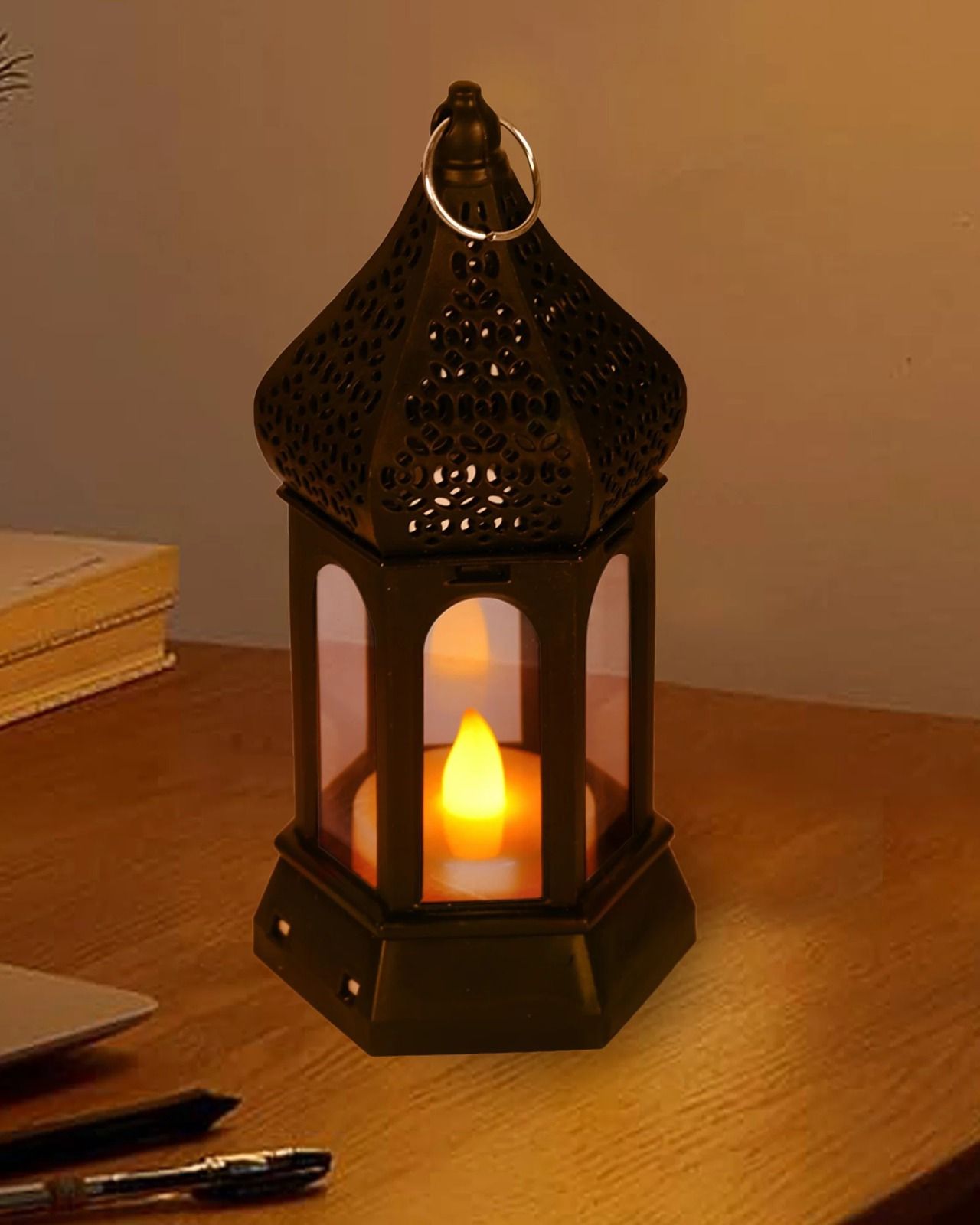 Antique Black candle lamp Atmosphere Decoration Creative Gift