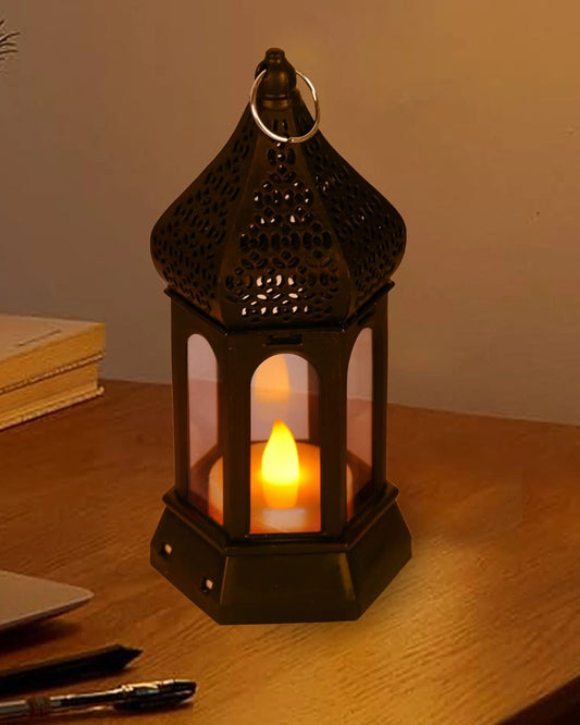 Antique Black candle lamp Atmosphere Decoration Creative Gift