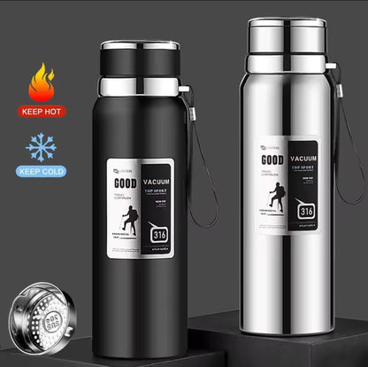 1000ml Large Capacity Stainless Steel Thermos Bottle – Hot & Cold Vacuum Flask Water Bottle