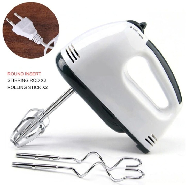 Electric Hand Mixer Beater Machine for Cake, Eggs & Baking
