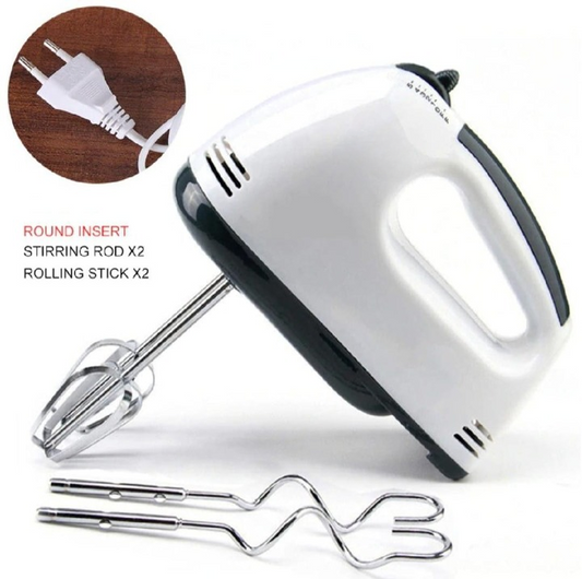 Electric Hand Mixer Beater Machine for Cake, Eggs & Baking