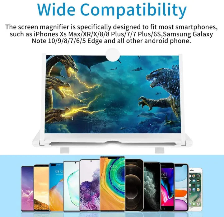 F3 Mobile Screen Magnifier | Enlarged Mobile Screen Amplifier Large Screen Eyes Protection