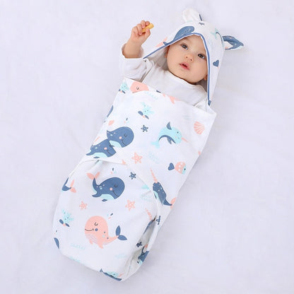 Newborn Baby Wrap Blankets Soft And Breathable Swaddle