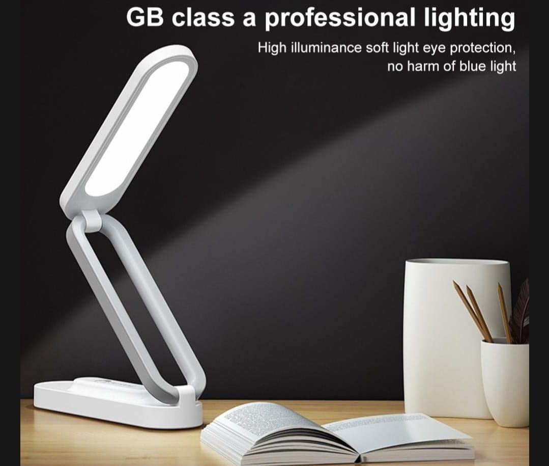 LED Folding Table Lamp – Rechargeable Stepless Dimmable Desk Light