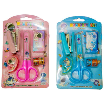 Space-Themed Stationery Set for Students and Office Use – 6-Piece