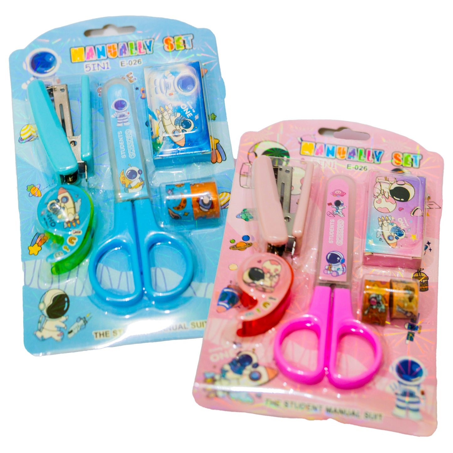 Space-Themed Stationery Set for Students and Office Use – 6-Piece