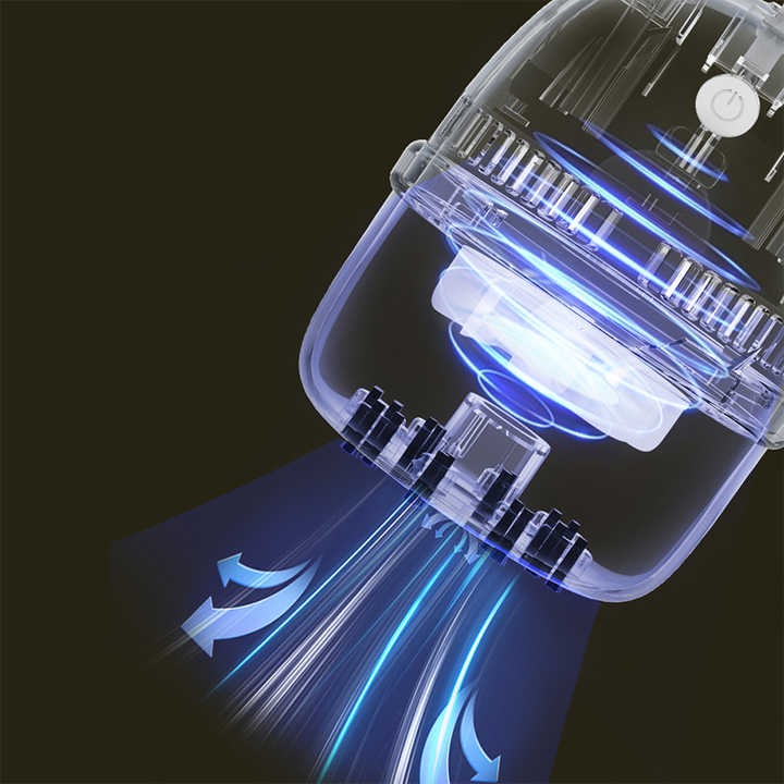 Mini Desktop Vacuum Cleaner with USB Charging – Portable 360° Swivel Dust Cleaner