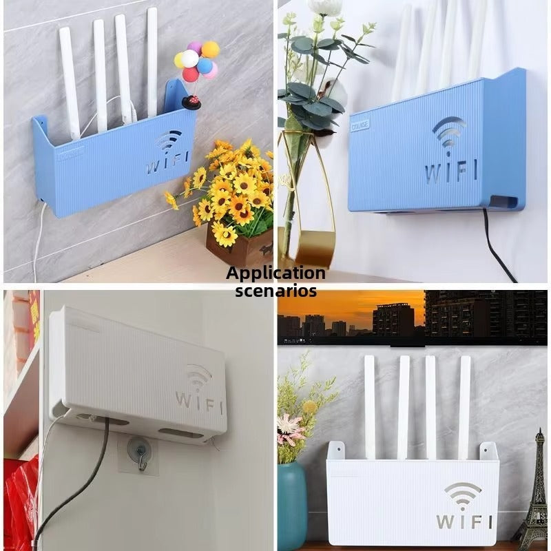 WiFi Router Shelf & Cable Organizer