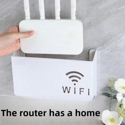 WiFi Router Shelf & Cable Organizer