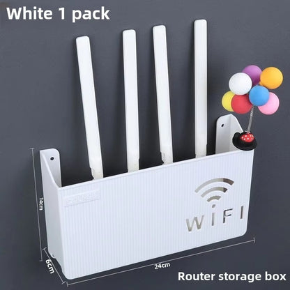 WiFi Router Shelf & Cable Organizer