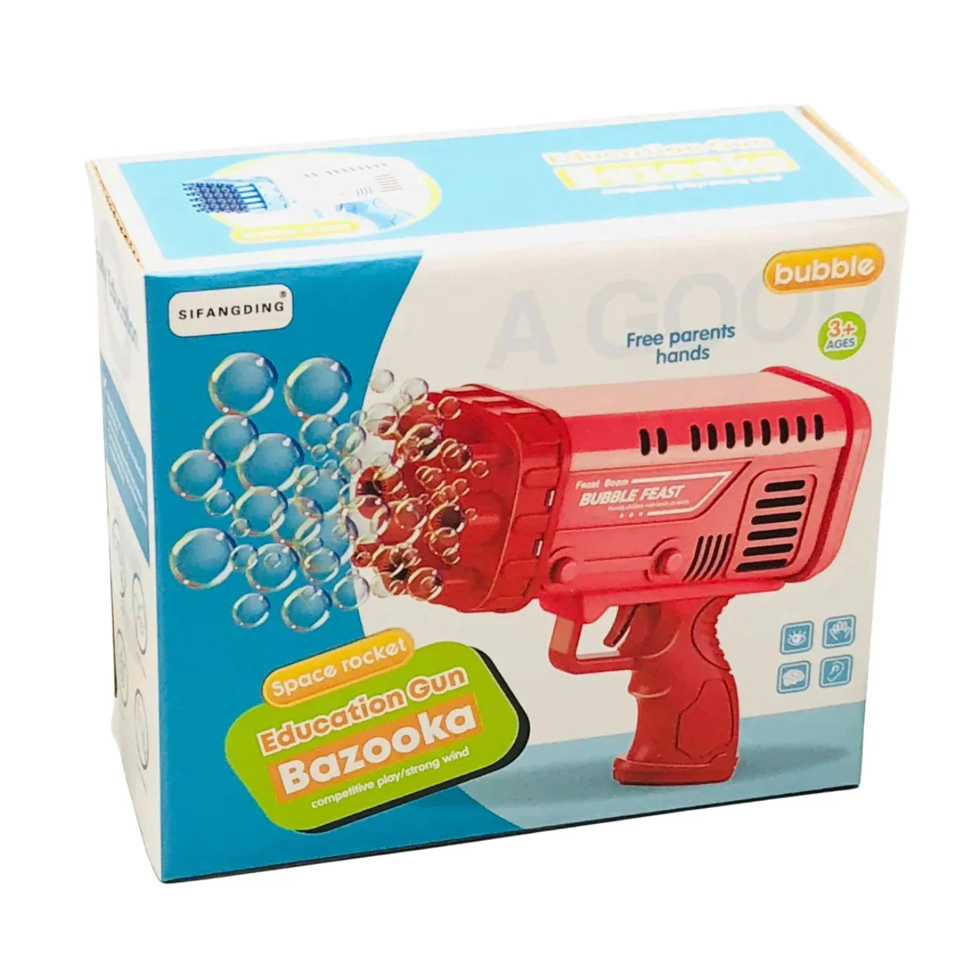 Bazooka Bubble Water Gun | Rechargeable Bubble Blaster Toy for Kid
