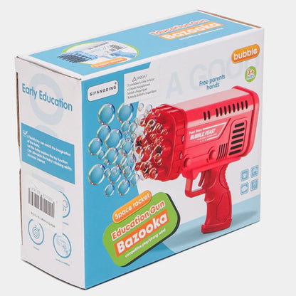 Bazooka Bubble Water Gun | Rechargeable Bubble Blaster Toy for Kid