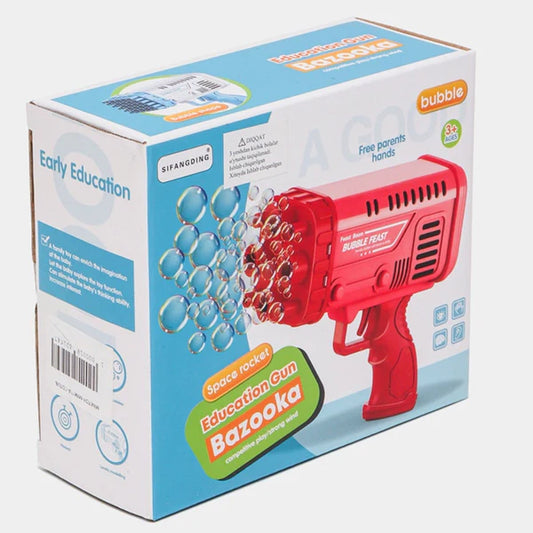 Bazooka Bubble Water Gun | Rechargeable Bubble Blaster Toy for Kid