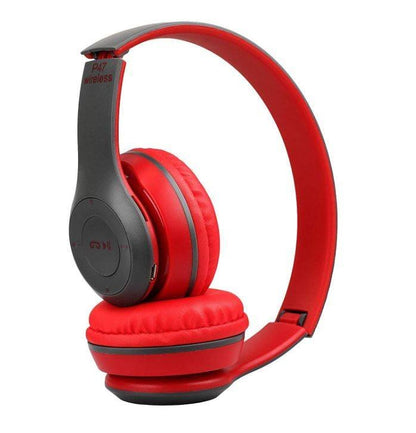 P47 Wireless Headphones | Bluetooth Foldable Headset with Microphone Support