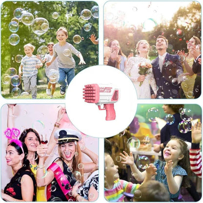 Bazooka Bubble Water Gun | Rechargeable Bubble Blaster Toy for Kid